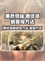 黑色信标测试资格查询方法介绍