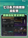 七日世界🔥灼烧燃爆流配置攻略来啦！💥