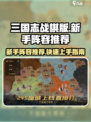 三国志战棋版新手阵容推荐介绍