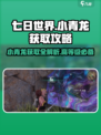 七日世界🔥小青龙获取攻略💡高等级必备！