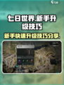 七日世界升级攻略分享介绍