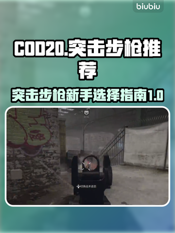 COD20突击步枪最强🔥新手必看💥截图1