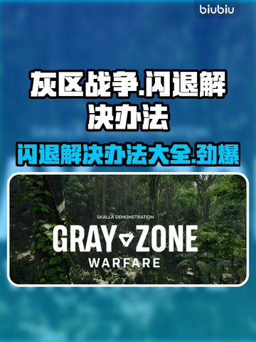 灰区战争闪退？❌掌握这些解决办法，轻松搞定！💥截图1