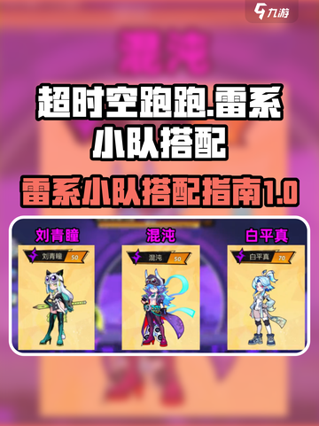 超时空跑跑🔥雷系小队最强搭配秘籍⚡截图1