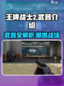 《王牌战士2》爆燃武器大揭秘🔥