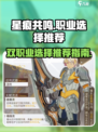 星痕共鸣双职业如何选择介绍