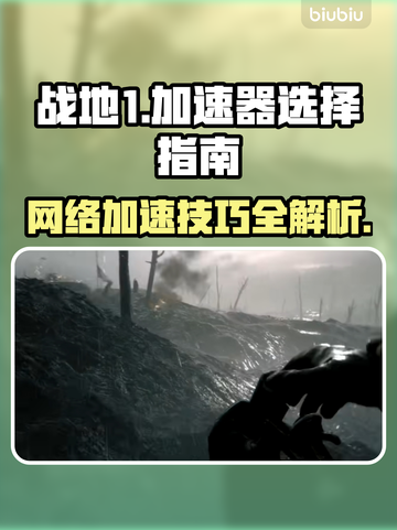 战地1⚡卡顿？用这个加速器立马顺畅！🎮截图1