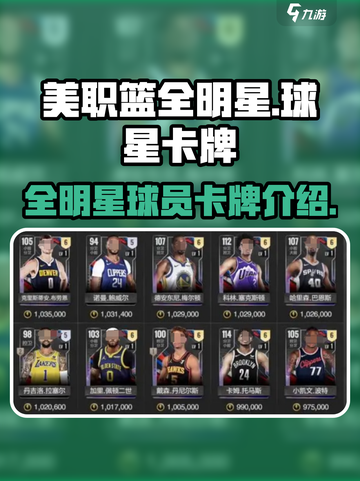 美职篮全明星球员有哪些介绍截图1