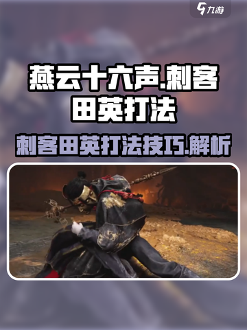 燕云十六声😎：刺客田英打法全揭秘！🔥截图1