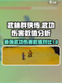 武林群侠传武功伤害数值哪个高介绍