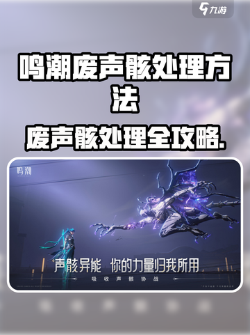 🎮鸣潮废声骸处理大法！轻松解决烦恼💥截图1