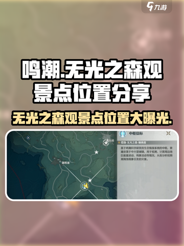 鸣潮🔥无光之森观景点位置大曝光！快来看看✨截图1