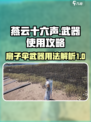 燕云十六声扇子和伞武器介绍介绍