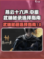燕云十六声中原武林秘录选哪个介绍