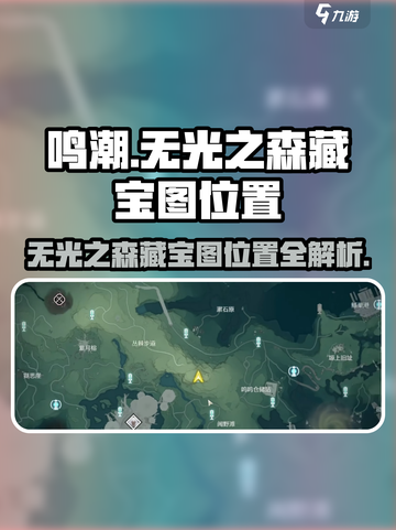 鸣潮📖无光之森三大藏宝图📍精准位置大曝光！截图1