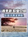魂手游职业介绍介绍