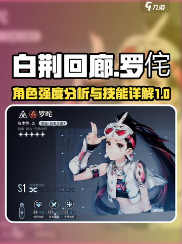 白荆回廊🔥罗侘强度爆表！技能详情速览✨截图1