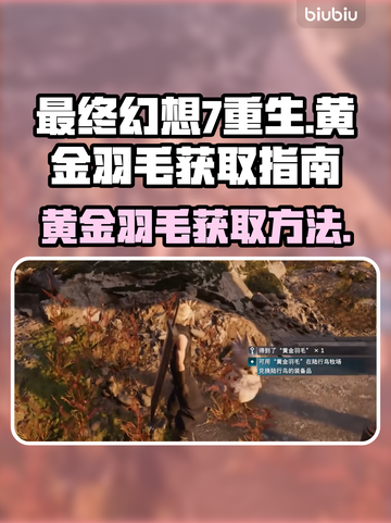 最终幻想7重生🔥黄金羽毛获取全攻略💎截图1