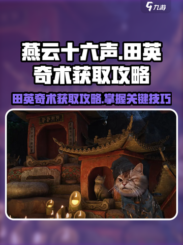 燕云十六声田英奇术怎么获得介绍截图1