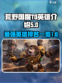 荒野国度T0英雄有哪些介绍