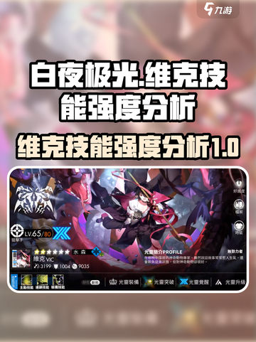 白夜极光🔥维克技能超详细强度分析来啦！截图1