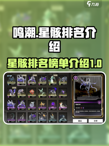 鸣潮星骸排名是多少介绍截图1