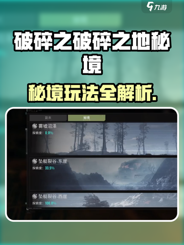 🎮破碎之地秘境全攻略！玩法大揭秘💥截图1