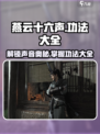 燕云十六声功法大全介绍