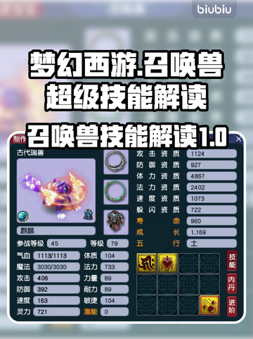 梦幻西游召唤兽超级技能大曝光💥🔥截图1