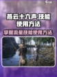 燕云十六声飒沓流星怎么用介绍