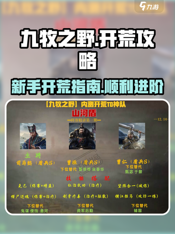 九牧之野🔥新手速看！轻松开荒不求人🎮截图1