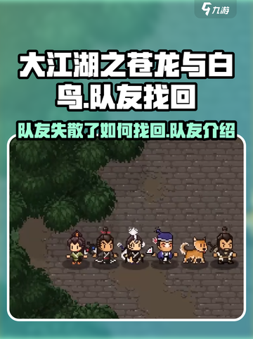 大江湖之苍龙与白鸟队友失散了如何找回介绍截图1