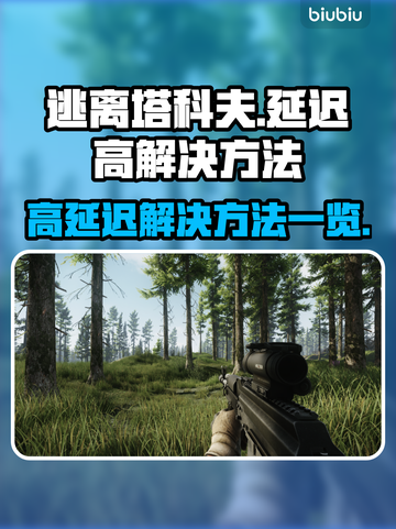 逃离塔科夫延迟高？❌这几招教你轻松解决⚡截图1