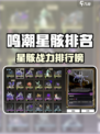 《鸣潮星骸排名曝光！速看最强榜单🔥》