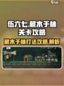 伍六七暗影交锋🔥藏木于林通关秘籍来了！