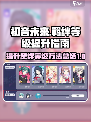 初音未来缤纷舞台羁绊等级是什么介绍截图1