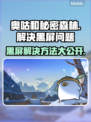 奥咕和秘密森林黑屏解决方法💡游戏进不去不再愁！