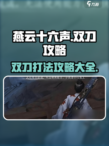 燕云十六声双刀攻略打法是什么介绍截图1