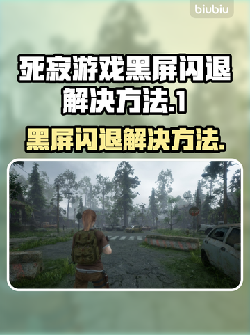 死寂游戏黑屏闪退？❌教你一键解决方法！🎮截图1