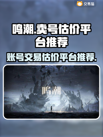 鸣潮💥账号估价平台推荐，快速变现！🔥截图1