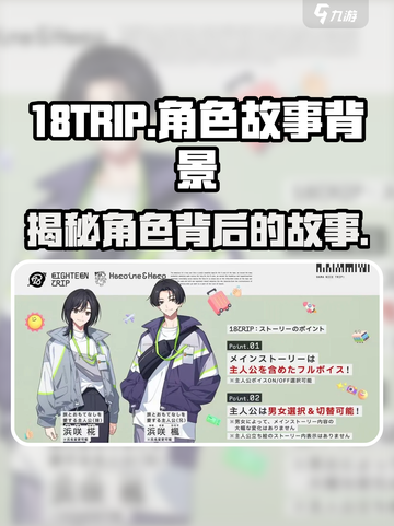 18TRIP游戏角色大起底💥，故事背景超劲爆！🔥截图1