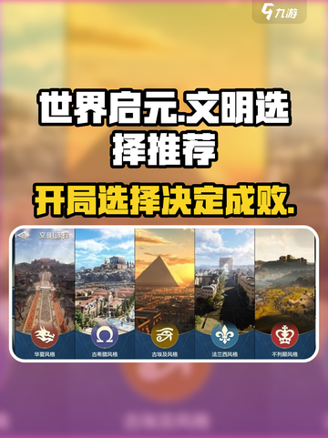 世界启元🔥开局必选文明推荐，稳赢秘籍在这里！截图1