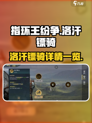 指环王纷争洛汗镖骑怎么样介绍截图1