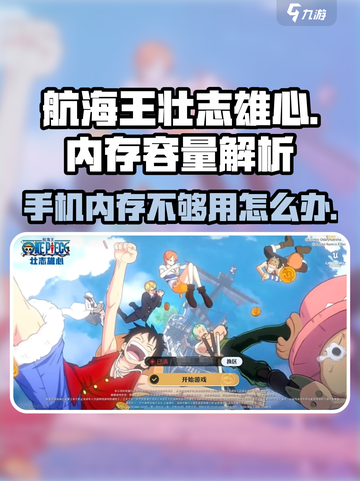 航海王壮志雄心多少内存介绍截图1
