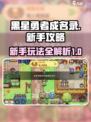 黑星勇者成名录攻略介绍
