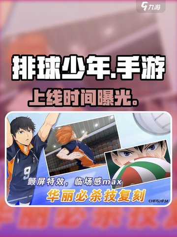 🔥《排球少年》手游测试时间曝光！🏐截图1