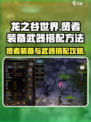 龙之谷世界贤者装备如何搭配介绍