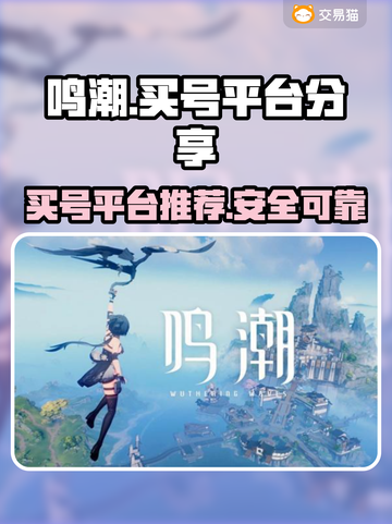 鸣潮🔥买号平台大揭秘，安全上分必备！截图1