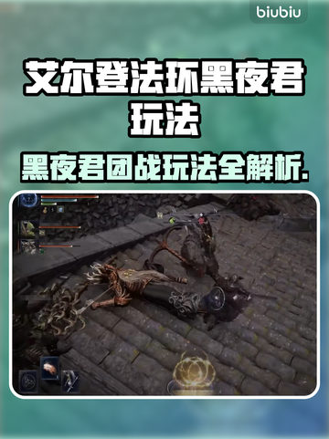 艾尔登法环🔥黑夜君临近战团玩法攻略来啦！⚡截图1