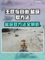 《王权与自由》盐获取方法🔥超简单！💎